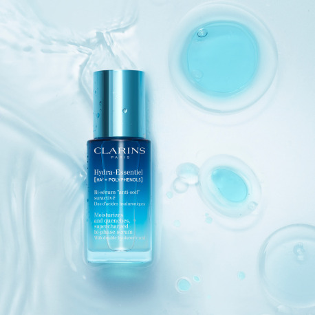CLARINS-Hydra-Essentiel [HA²+ POLYPHENOLS] Bi-sérum « anti-soif